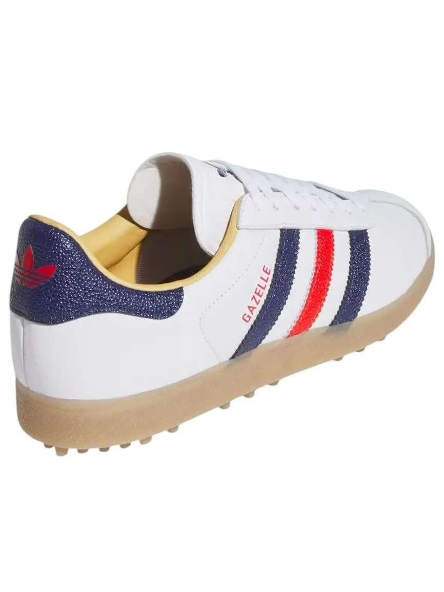 Adidas Gazelle Golf LE 'Cloud White Dark Blue Red' — изображение 5 из 5
