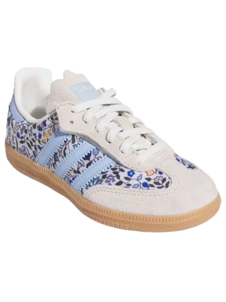 (PS) Adidas x Liberty London Samba 'Blue Off White Gum' — изображение 2 из 6, синий/белый