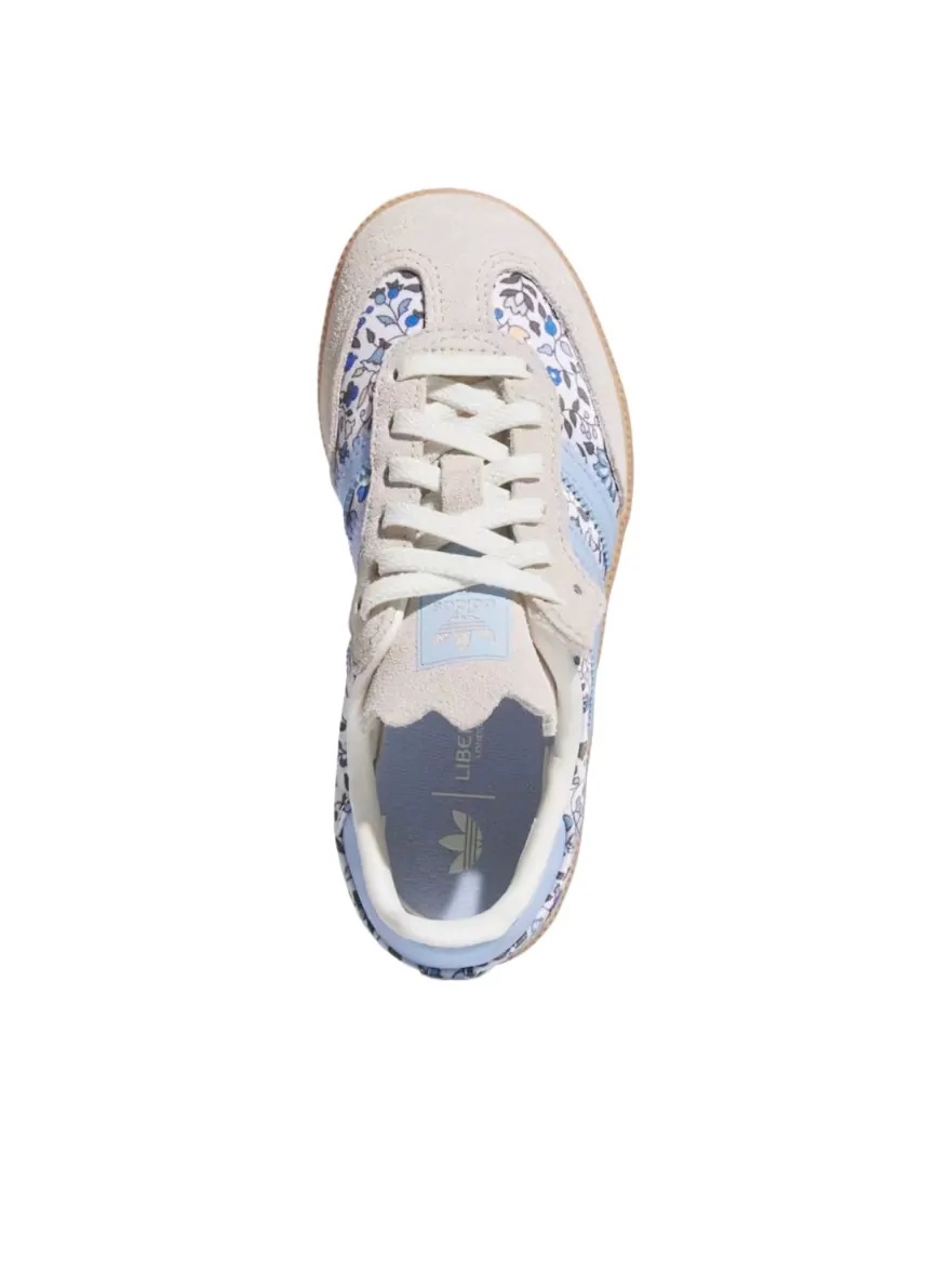 (PS) Adidas x Liberty London Samba 'Blue Off White Gum' — изображение 3 из 6, синий/белый