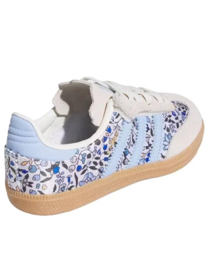 (PS) Adidas x Liberty London Samba 'Blue Off White Gum' — изображение 5 из 6, синий/белый