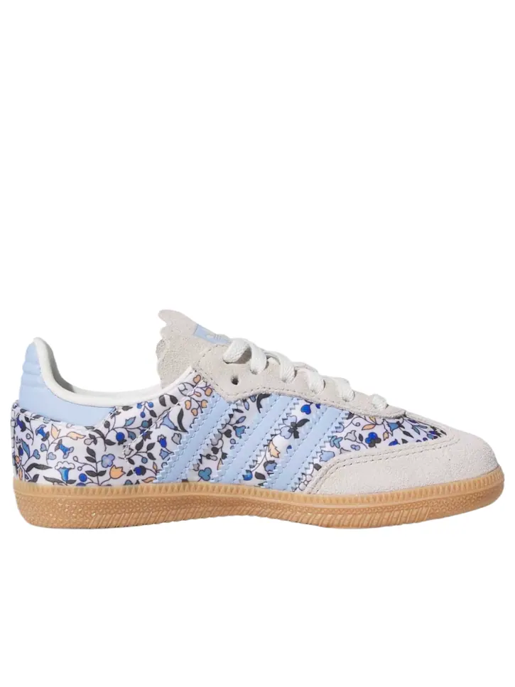 (PS) Adidas x Liberty London Samba 'Blue Off White Gum' — изображение 6 из 6, синий/белый