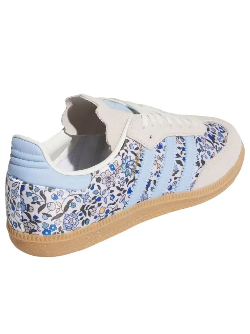 (GS) Adidas Samba OG Liberty London Blue Floral — изображение 5 из 5, синий/белый