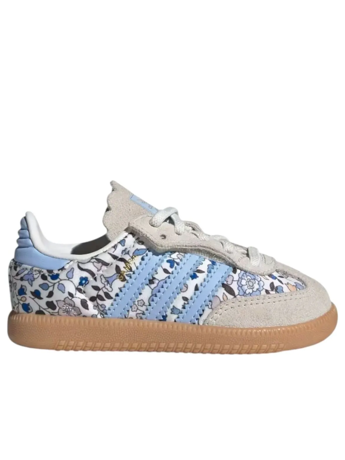 (TD) Adidas x Liberty London Samba OG 'Beige Off White' — изображение 2 из 6, бежевый/белый