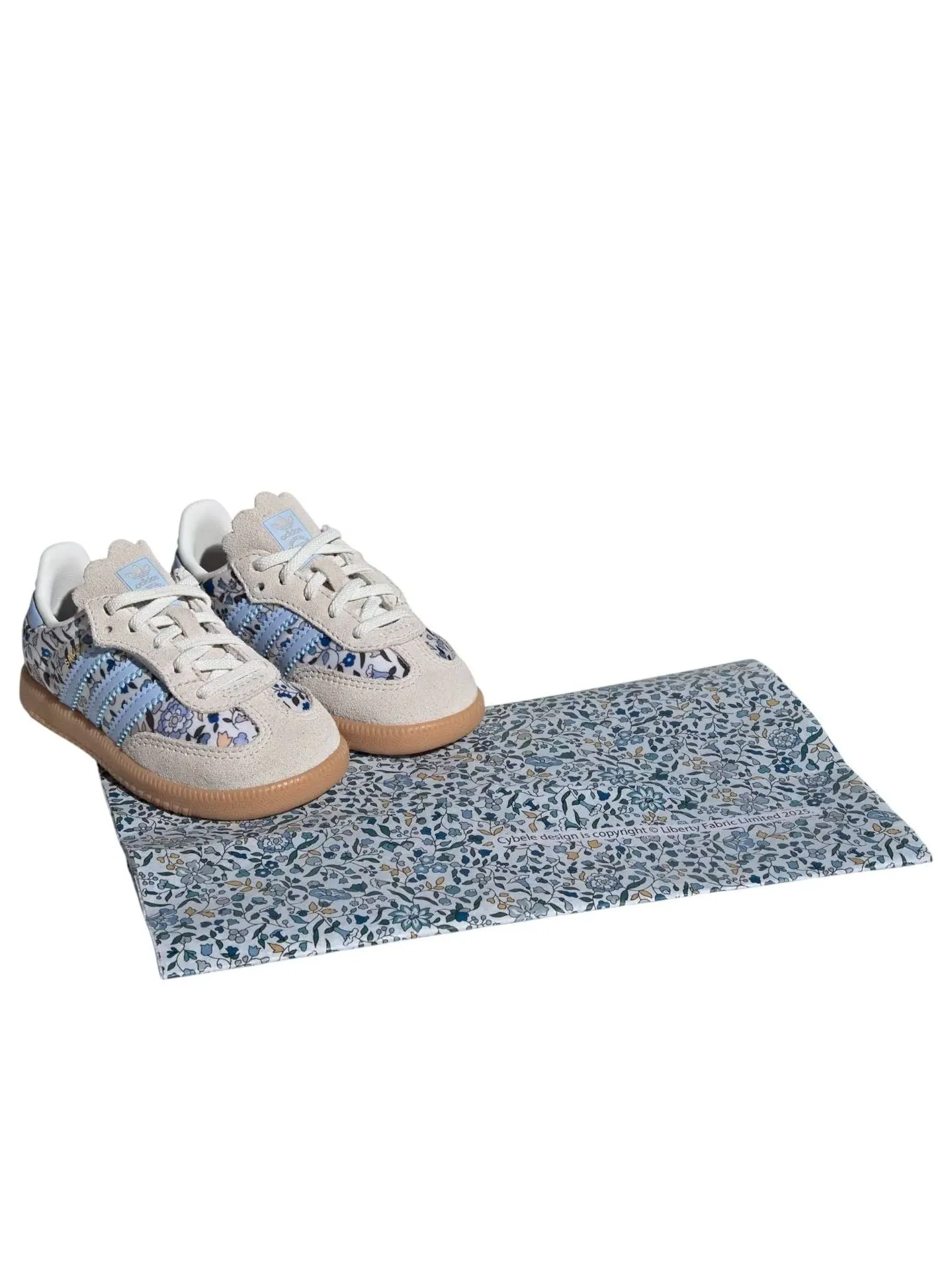 (TD) Adidas x Liberty London Samba OG 'Beige Off White' — изображение 3 из 6, бежевый/белый