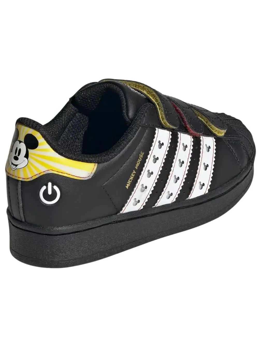 Кроссовки (PS) adidas Disney Superstar LED Light 'Black White' — изображение 5 из 5, черный