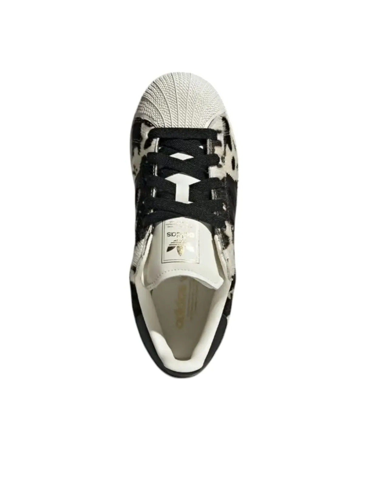 Кроссовки (WMNS) adidas Superstar 'Cow Print' — изображение 4 из 6, черный