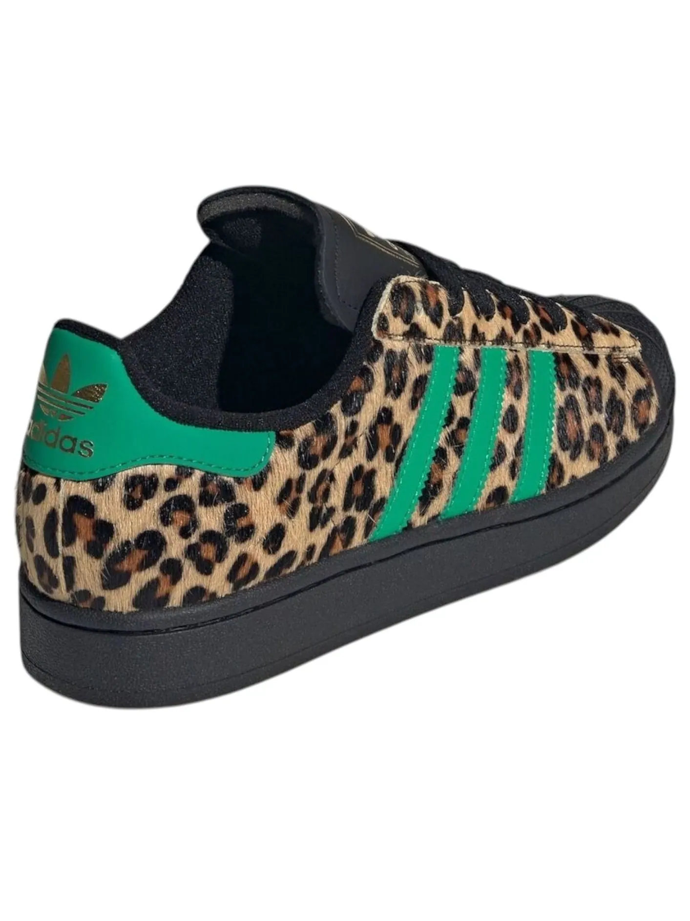 (WMNS) Adidas Superstar II 'Black Green Leopard' — изображение 3 из 6