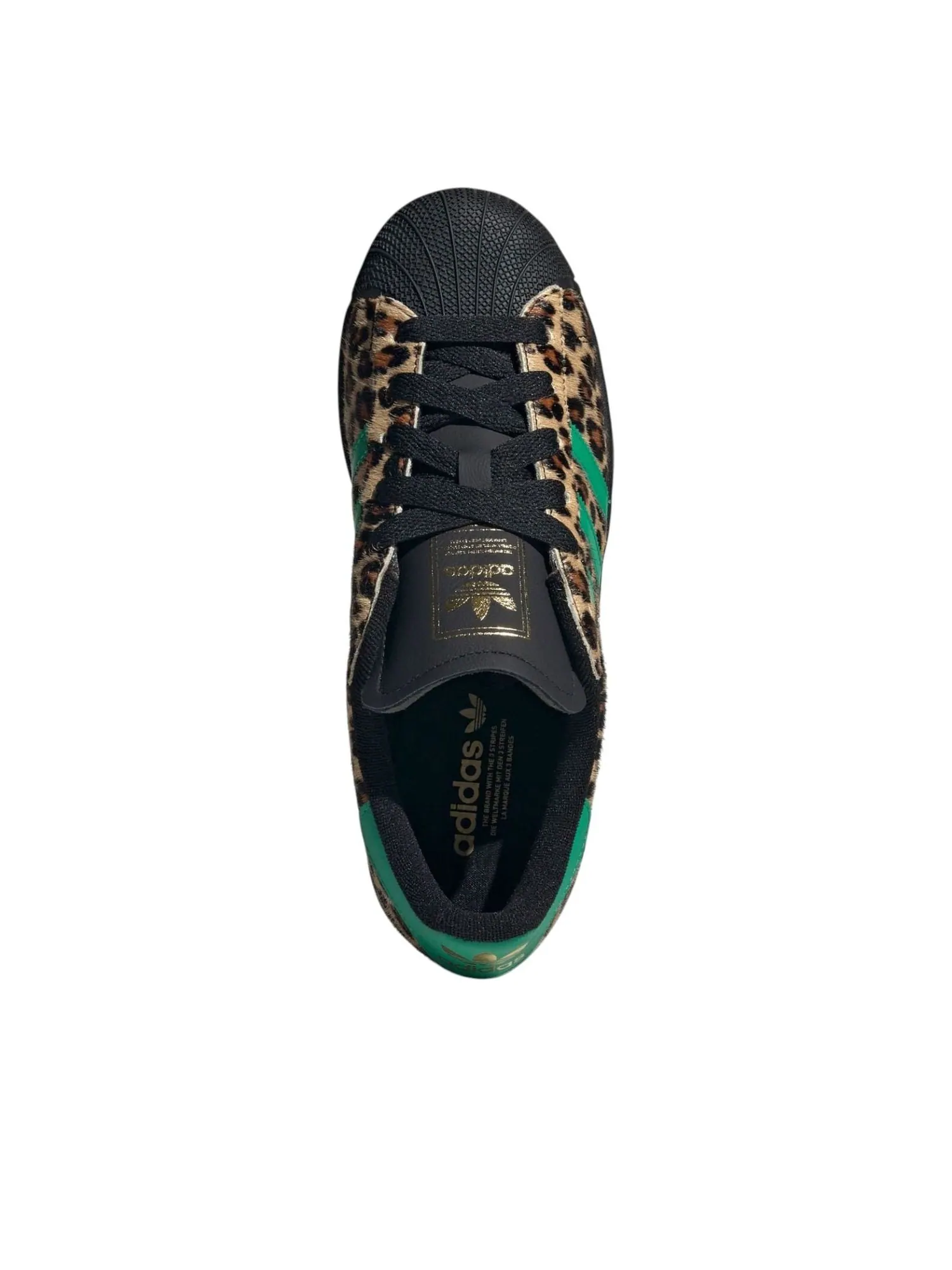 (WMNS) Adidas Superstar II 'Black Green Leopard' — изображение 4 из 6