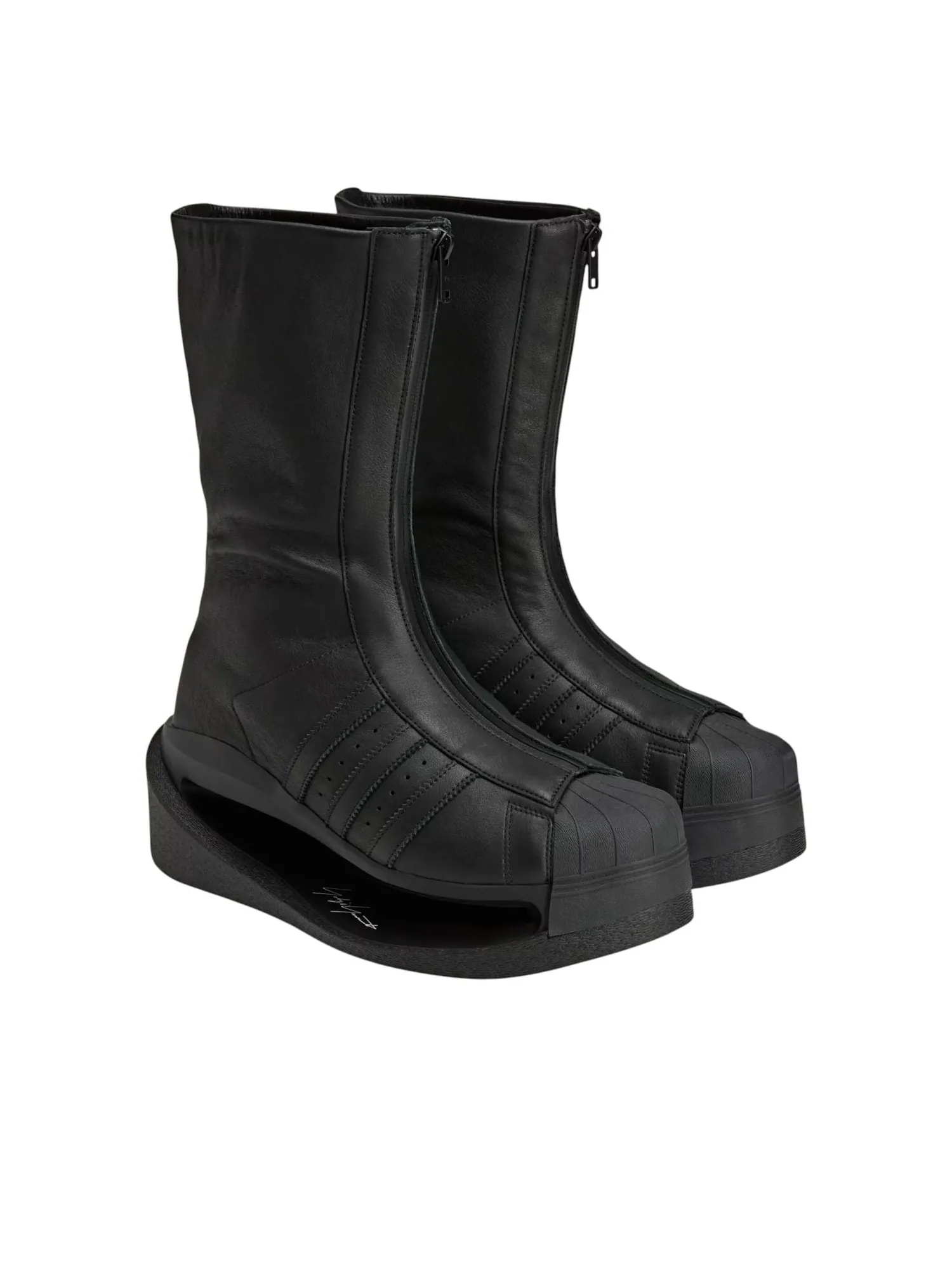 Кроссовки adidas Y-3 Gendo Boot 'Black' — изображение 2 из 6, черный