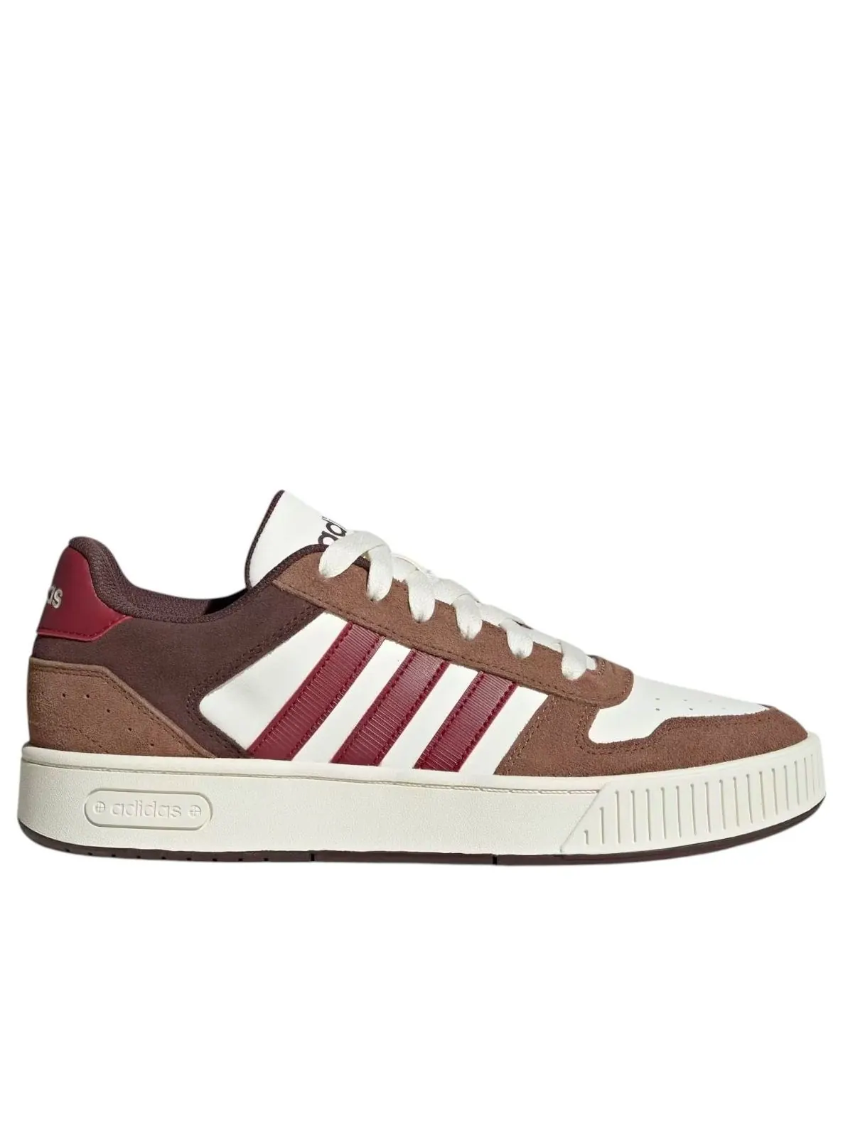 Кроссовки (WMNS) adidas D-Pad Classic 'Off White Collegiate Burgundy' — изображение 2 из 6, коричневый