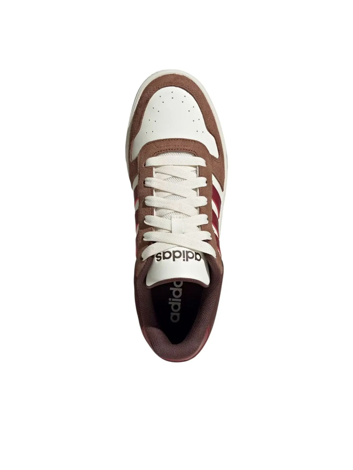 Кроссовки (WMNS) adidas D-Pad Classic 'Off White Collegiate Burgundy' — изображение 3 из 6, коричневый