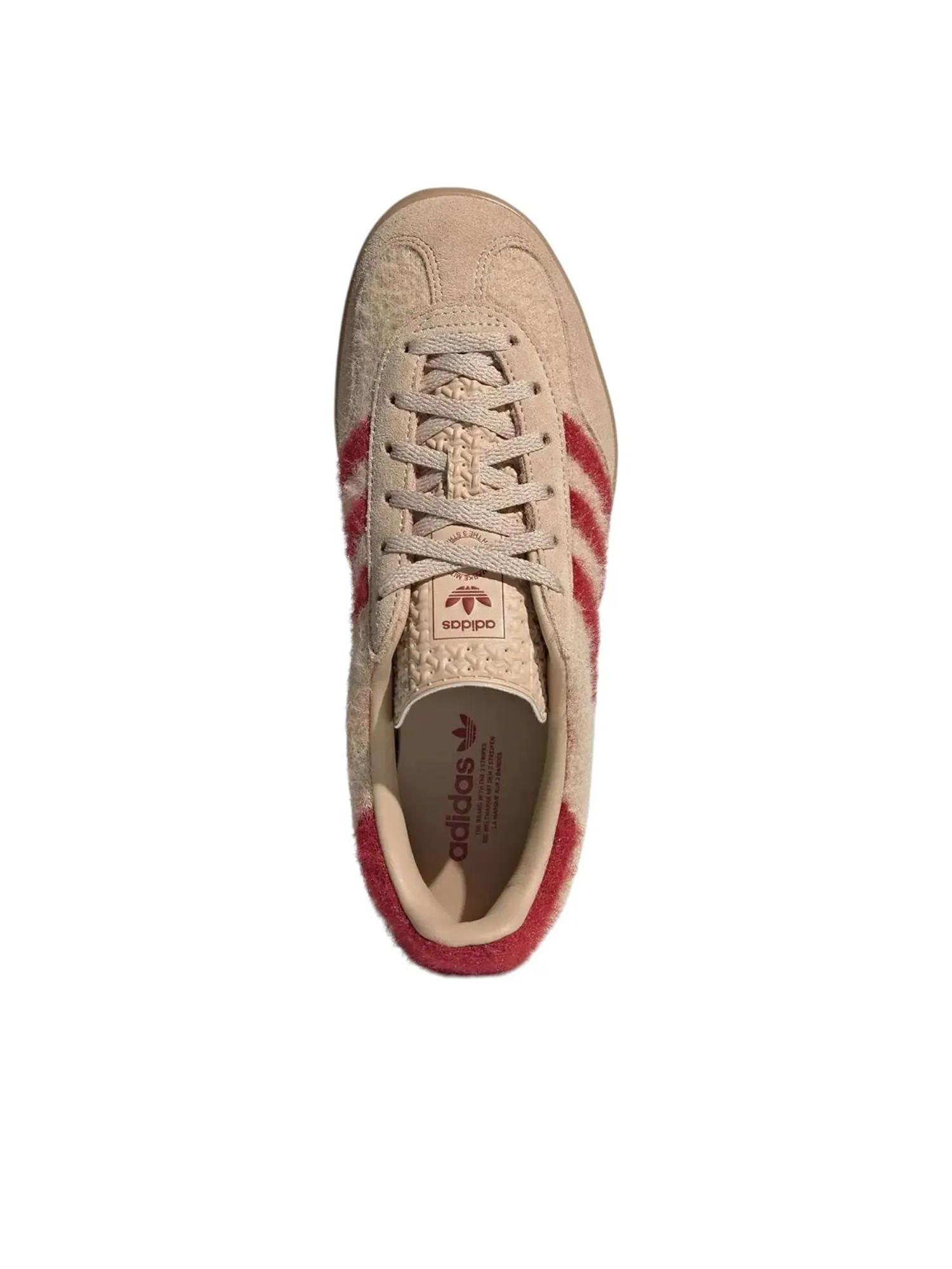 (WMNS) Adidas Gazelle Indoor Furry 'Tan Red' — изображение 5 из 5, бежевый/красный