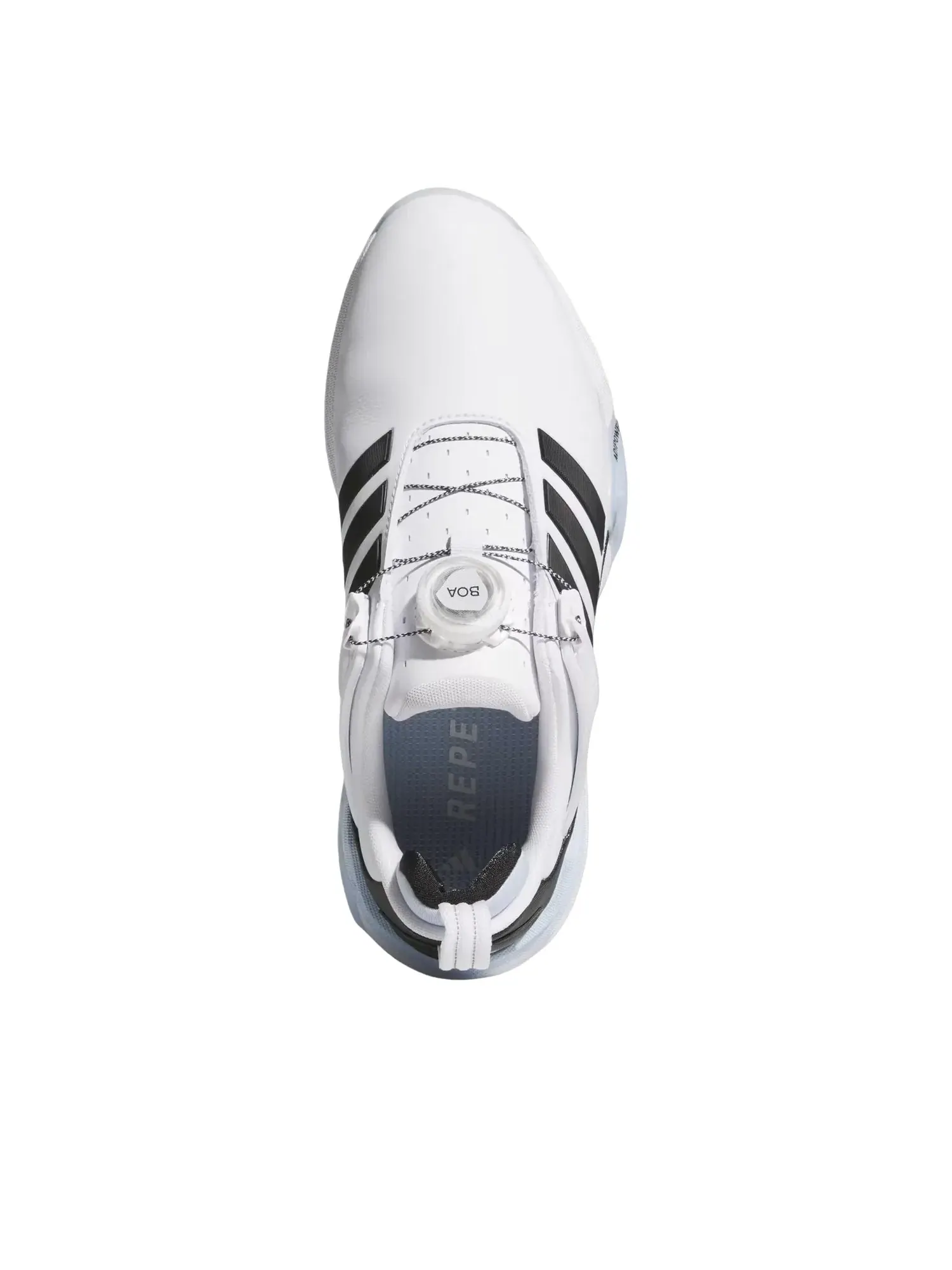 Женские гольф-ботинки Adidas Adipower 26 Boa Spikeless 'Cloud White Core Black Crystal Sky' JP8386 — 3