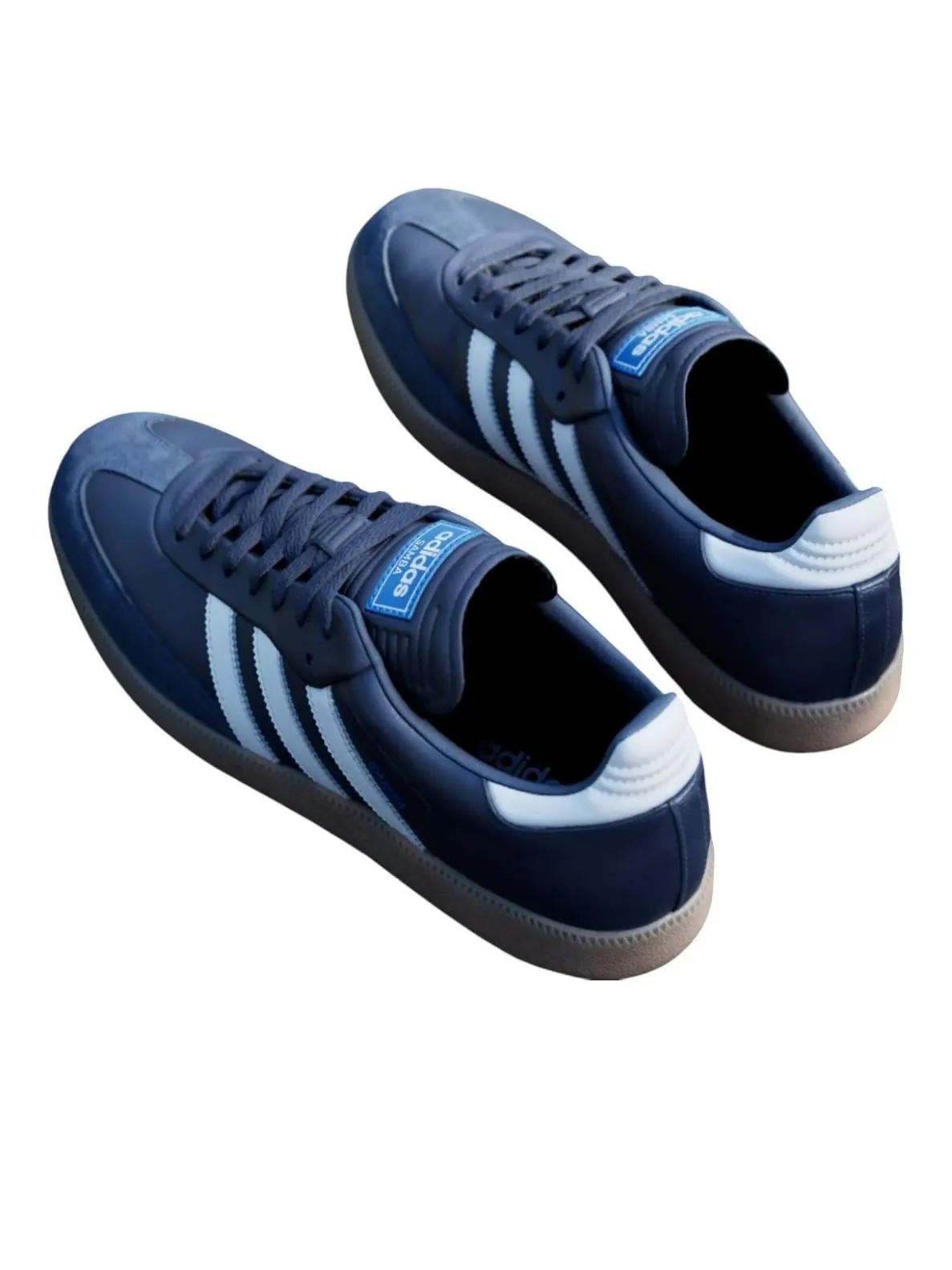 Кроссовки для гольфа Adidas Samba Spikeless Golf 'Night Indigo' — изображение 5 из 5, индиго/белый/синий