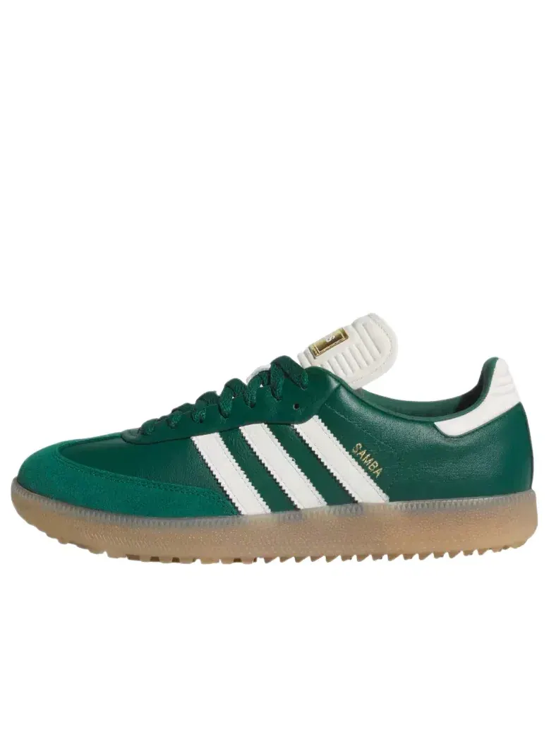 Кроссовки Adidas Samba Spikeless Golf 'Collegiate Green Gum' JP8652 — изображение 1 из 6, зеленый
