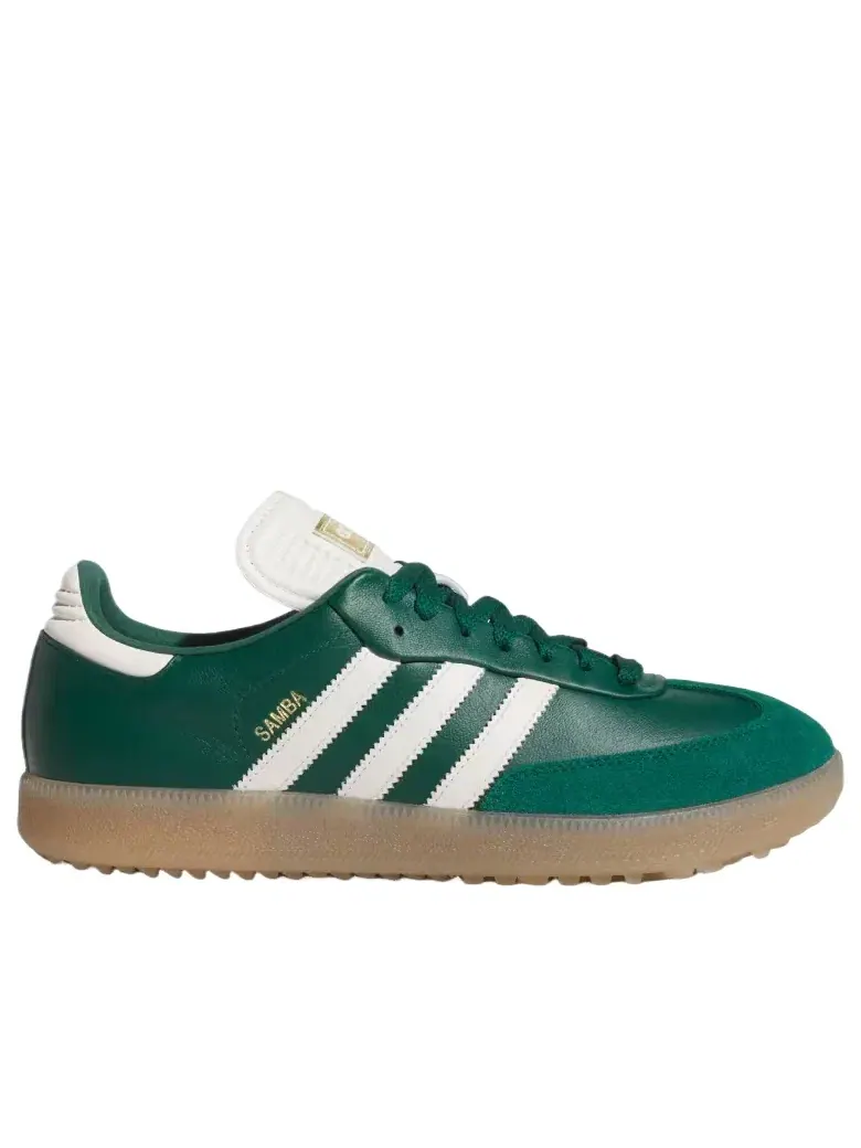 Кроссовки Adidas Samba Spikeless Golf 'Collegiate Green Gum' JP8652 — изображение 2 из 6, зеленый