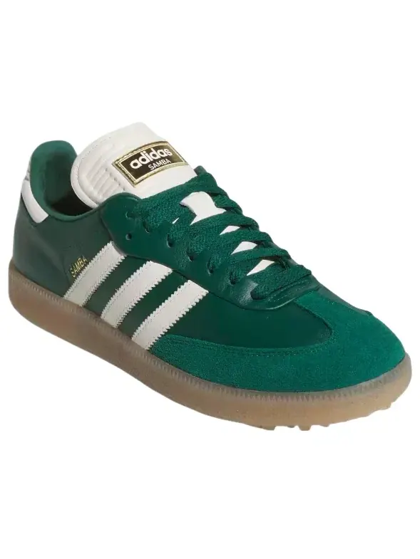 Кроссовки Adidas Samba Spikeless Golf 'Collegiate Green Gum' JP8652 — изображение 3 из 6, зеленый
