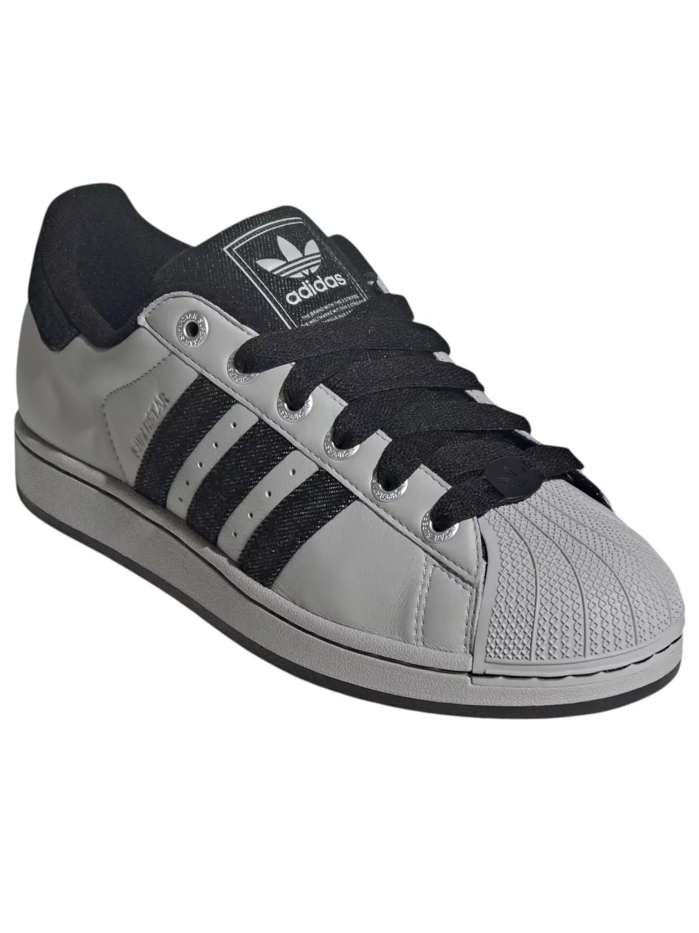 Кроссовки adidas Superstar II 'Grey Two Core Black' — изображение 4 из 6, серый