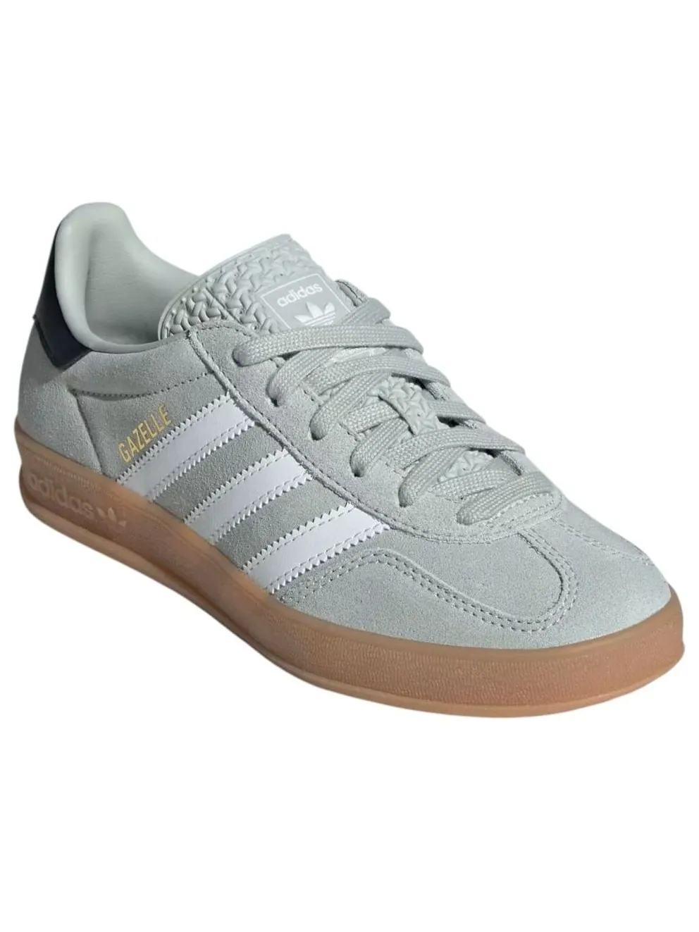 Кроссовки (GS) adidas Gazelle Indoor 'Wonder Silver' — изображение 2 из 5, серый