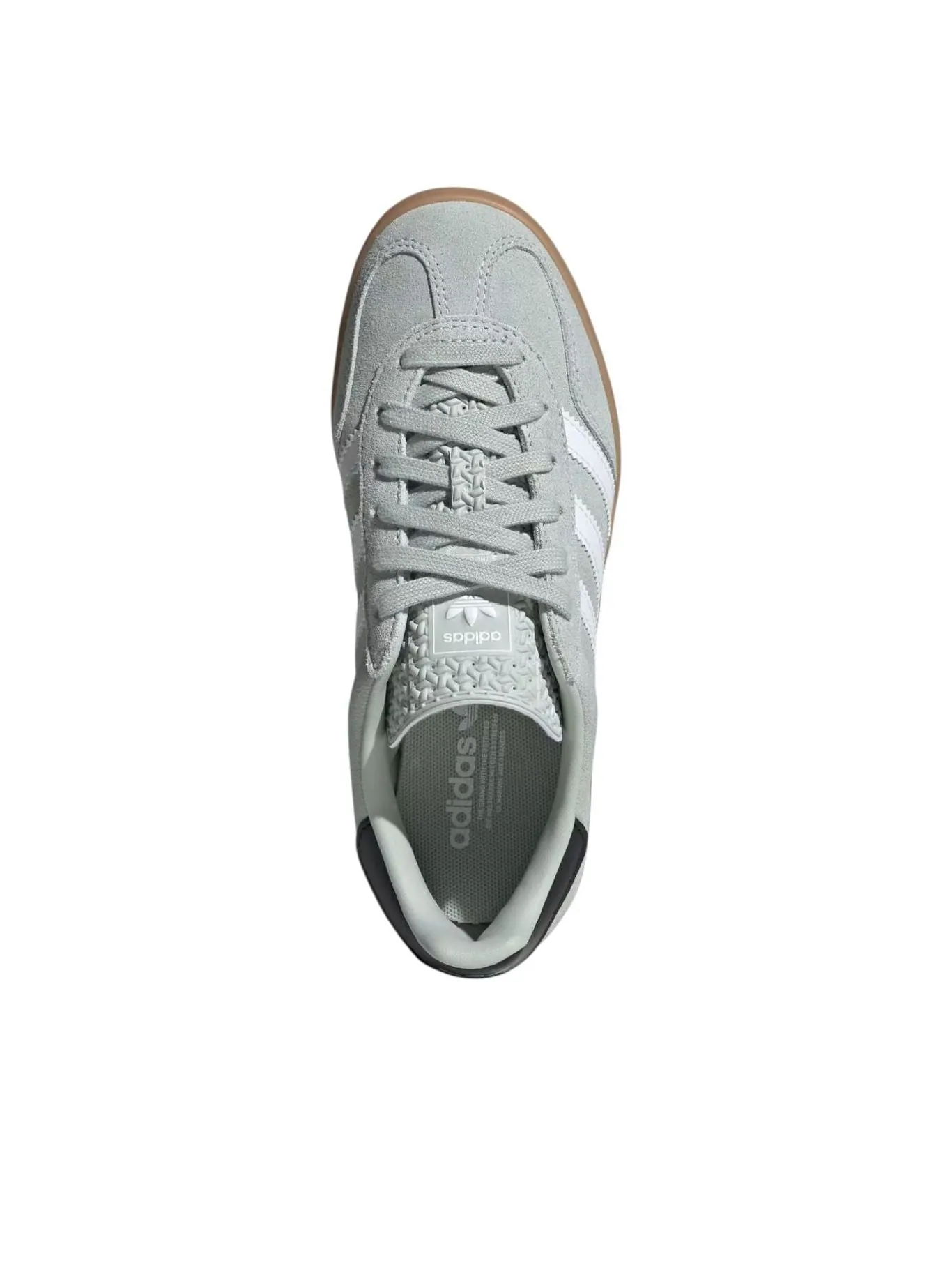 Кроссовки (GS) adidas Gazelle Indoor 'Wonder Silver' — изображение 4 из 5, серый