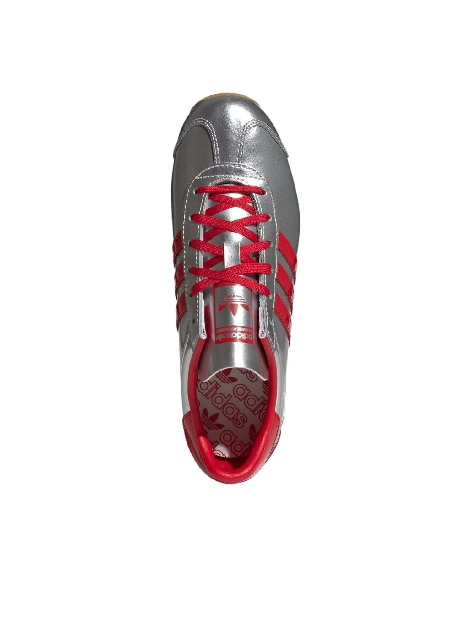 Кроссовки (WMNS) adidas Country 'Silver Metallic Better Scarlet' — изображение 4 из 6, серебряный