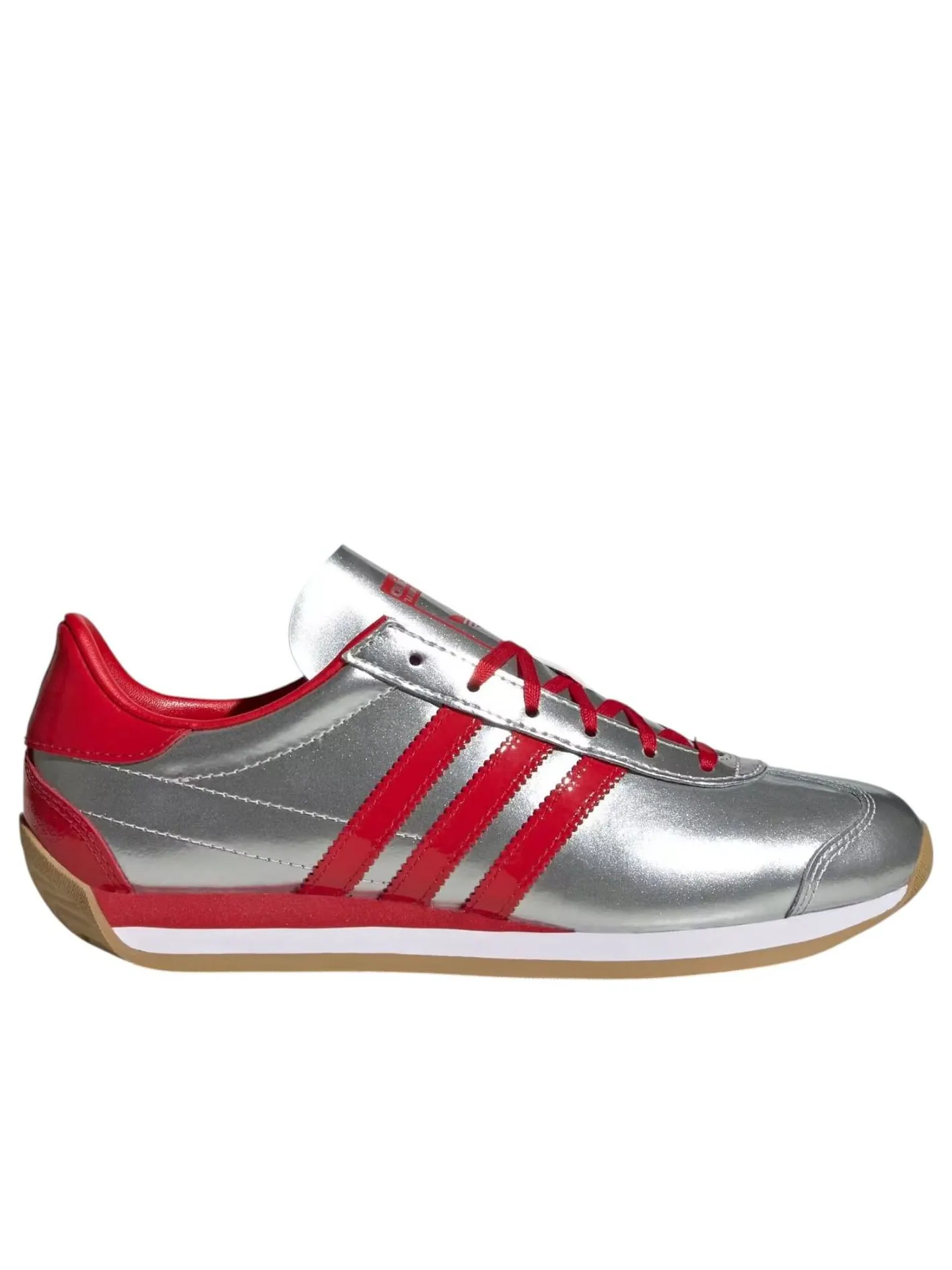 Кроссовки (WMNS) adidas Country 'Silver Metallic Better Scarlet' — изображение 6 из 6, серебряный