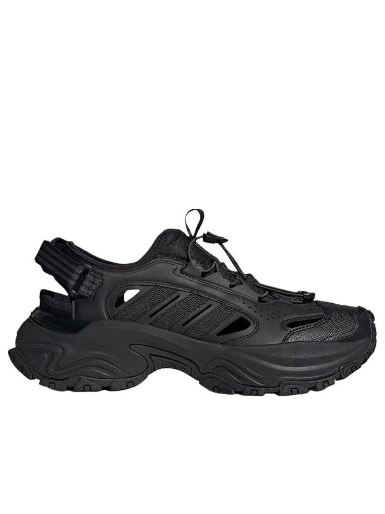 Сандалии adidas Sneaker Sandals 'Core Black Grey Six' — изображение 2 из 6, черный