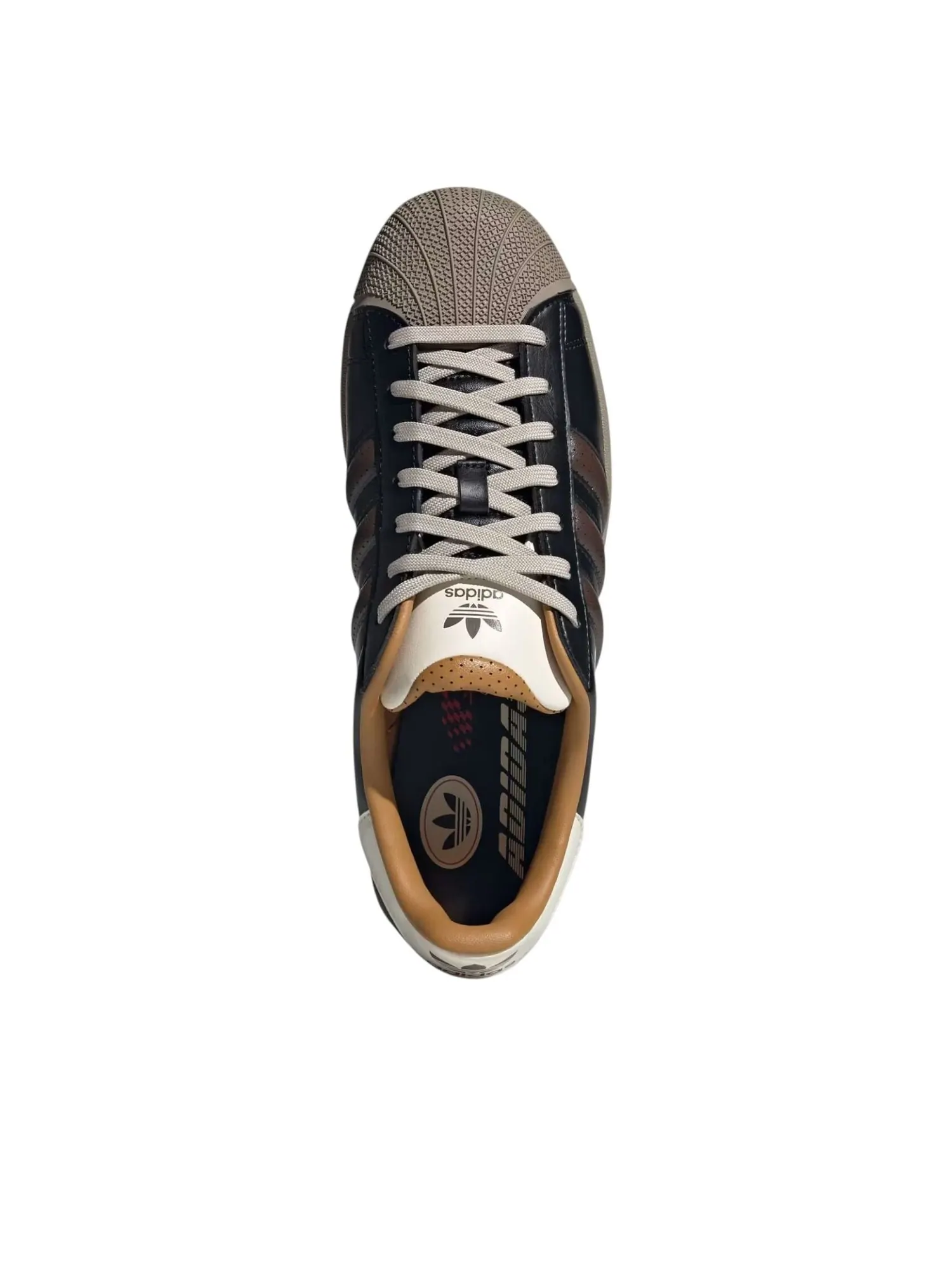 Кроссовки adidas Superstar II 'Black Brown' — изображение 4 из 5, белый