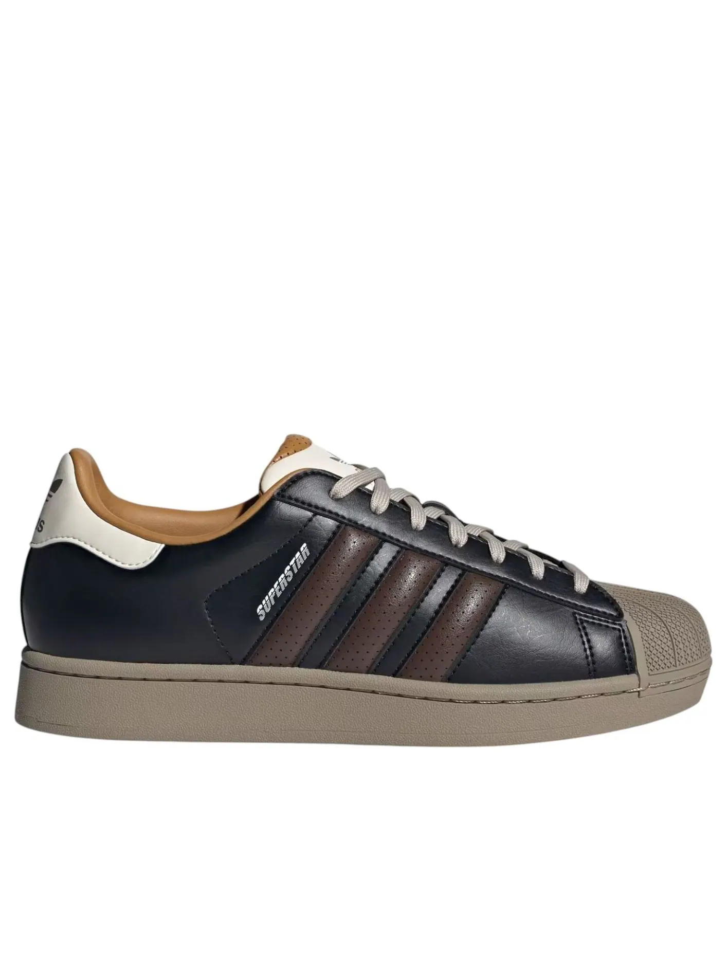 Кроссовки adidas Superstar II 'Black Brown' — изображение 5 из 5, белый