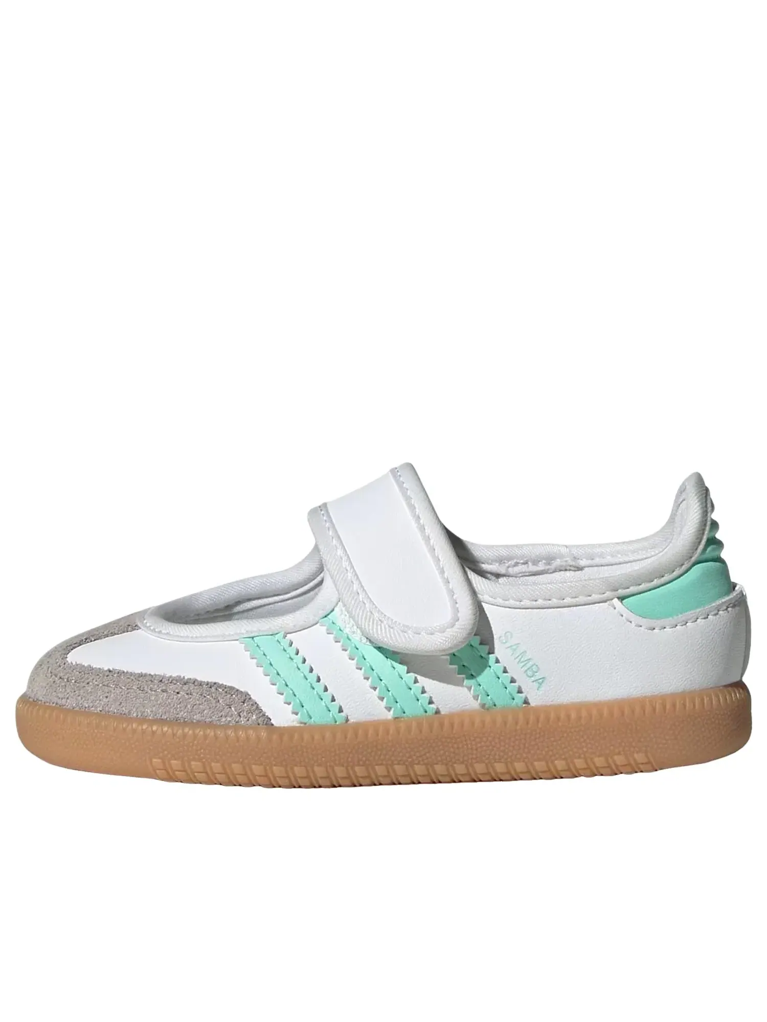 Кроссовки Adidas Samba Jane 'White Easy Green' JP9542 — изображение 1 из 4, зеленый