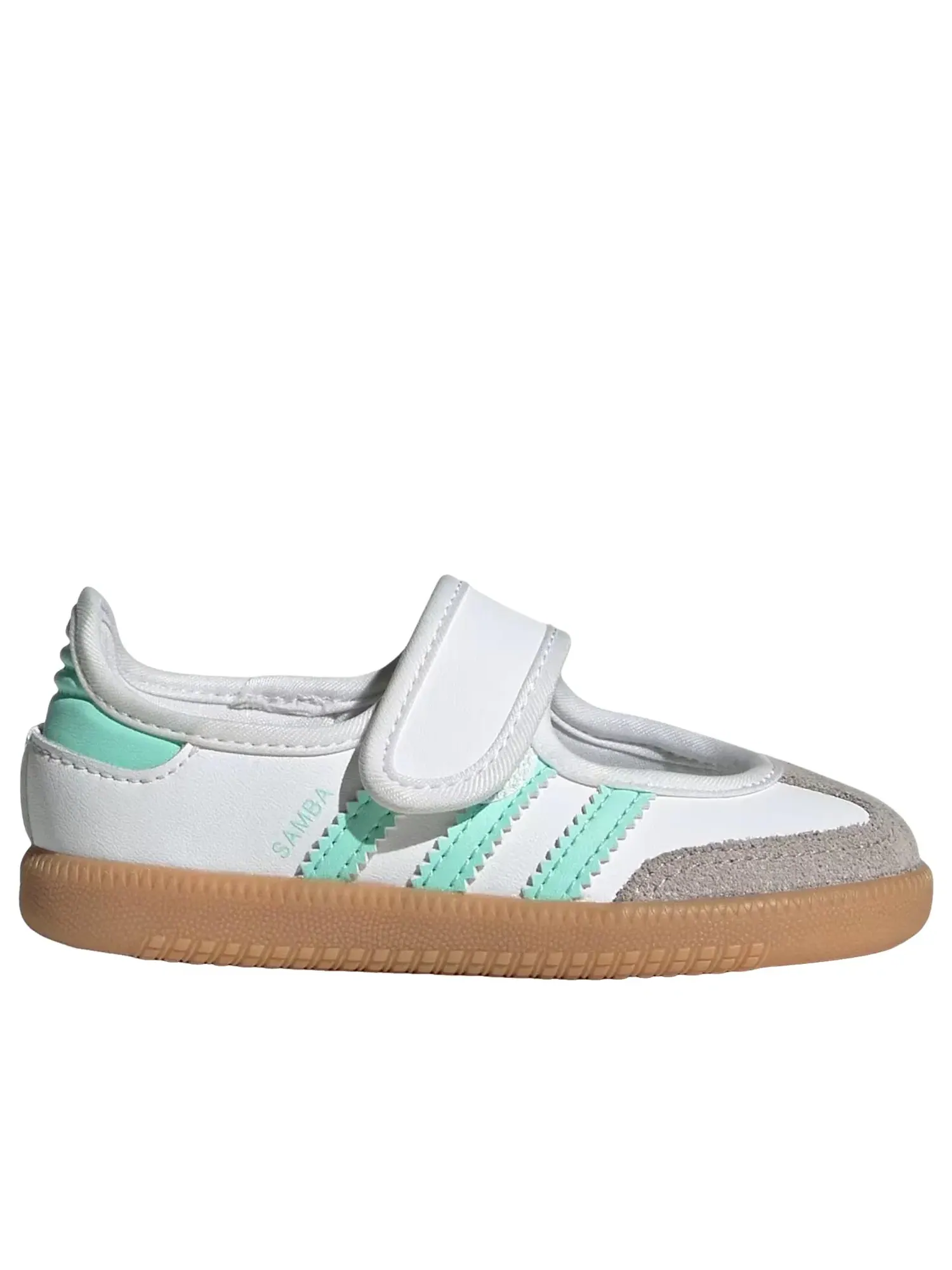 Кроссовки Adidas Samba Jane 'White Easy Green' JP9542 — изображение 2 из 4, зеленый