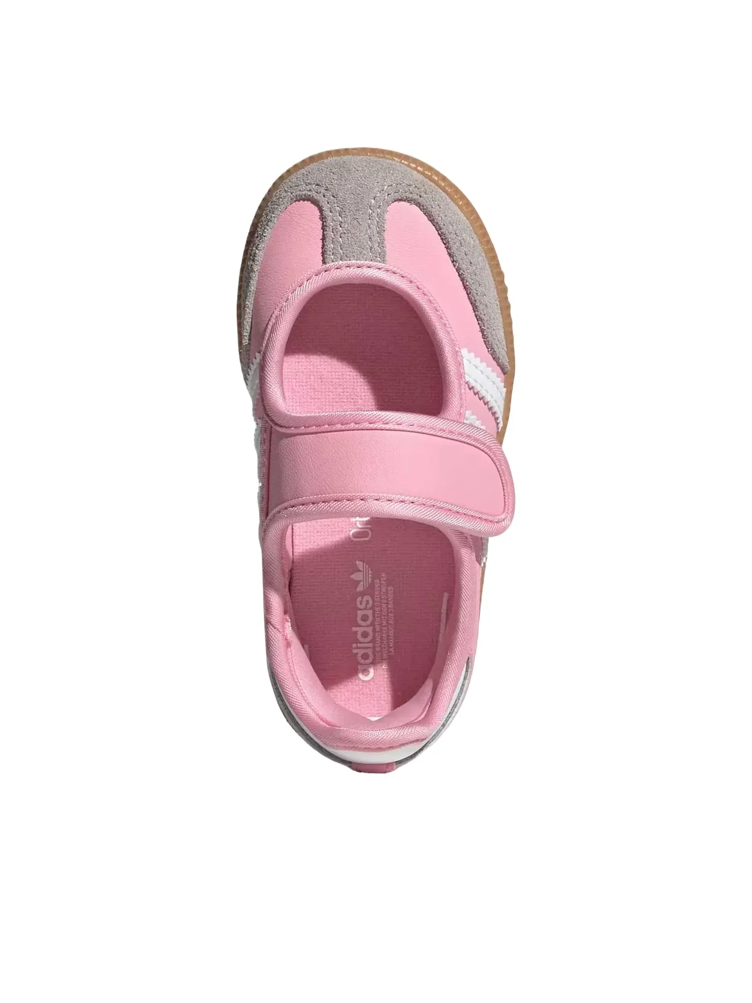 Кроссовки Adidas Samba Jane 'Light Pink Cloud White Gum' JP9543 — изображение 2 из 6, розовый