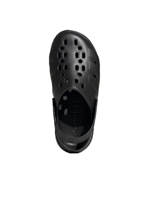 Сандалии (WMNS) adidas Adilette Clog Platform 'Black' — изображение 3 из 4, черный