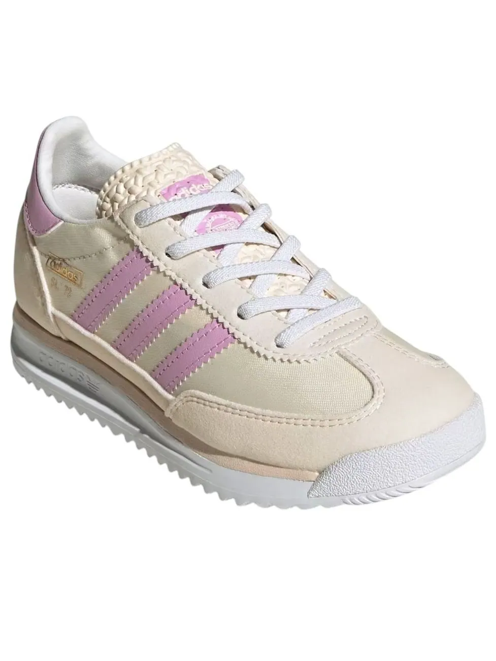 (PS) Adidas SL 72 RS 'Chalk White Bliss Lilac' — изображение 4 из 5, белый//белый