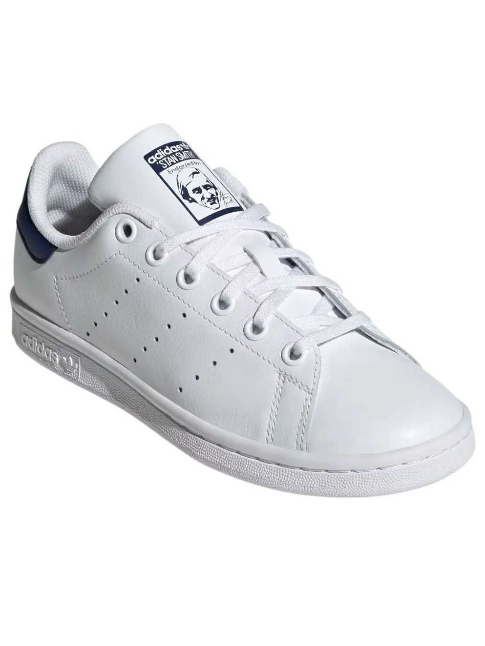 (GS) Adidas Stan Smith 'White Dark Blue' — изображение 4 из 5, белый/темный синий