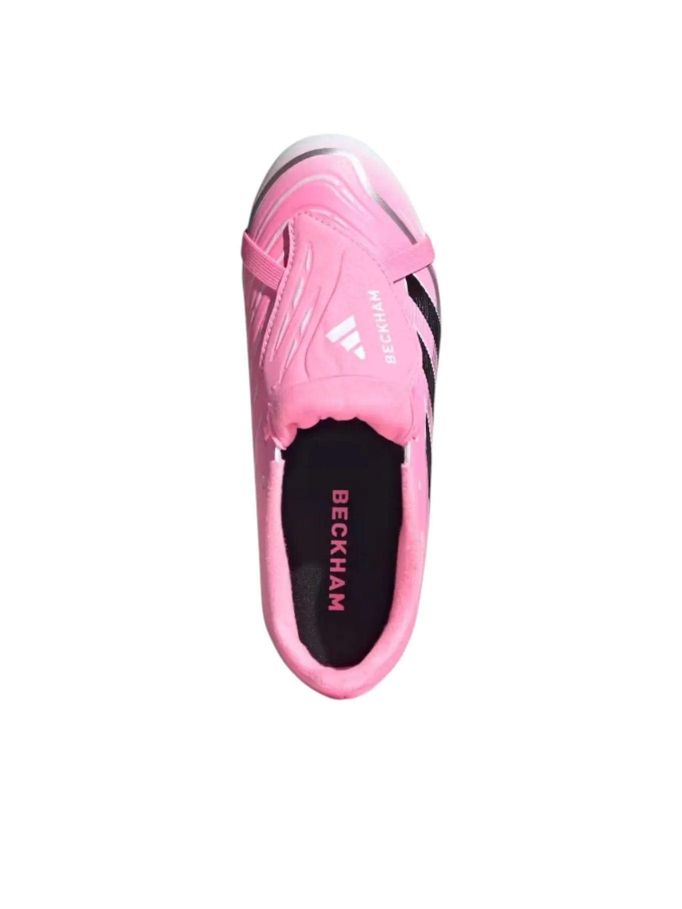 (GS) Adidas x David Beckham Predator League Foldover Tongue FG MG 'Miami' — изображение 2 из 5, розовый/черный/белый