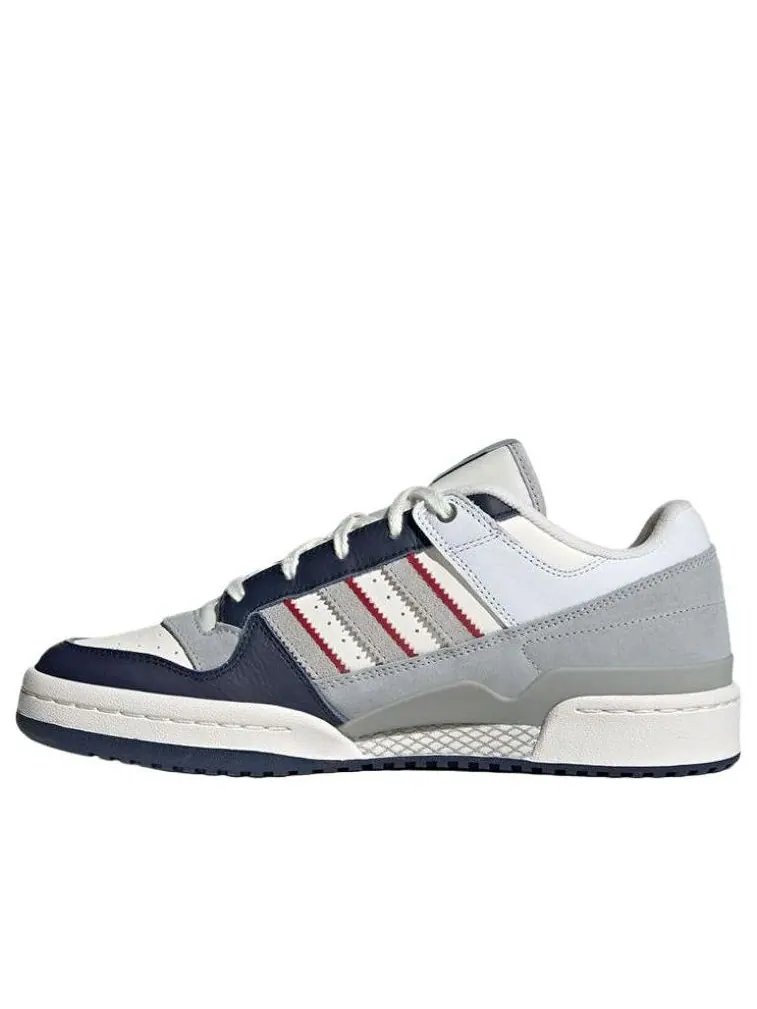 Adidas Forum Low 'Navy Grey' — изображение 3 из 6, белый/темно-синий/серый