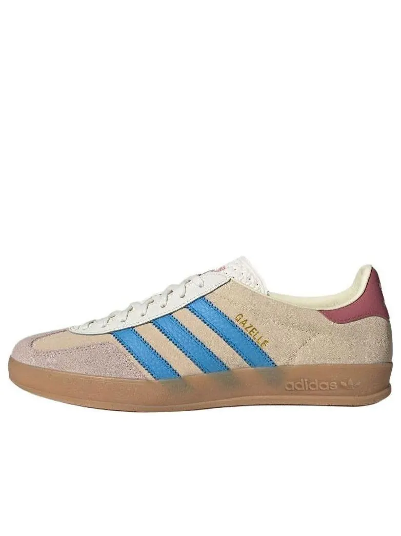 Кроссовки adidas Gazelle Indoor 'Sand Strata Pulse Blue' — изображение 1 из 4, бежевый