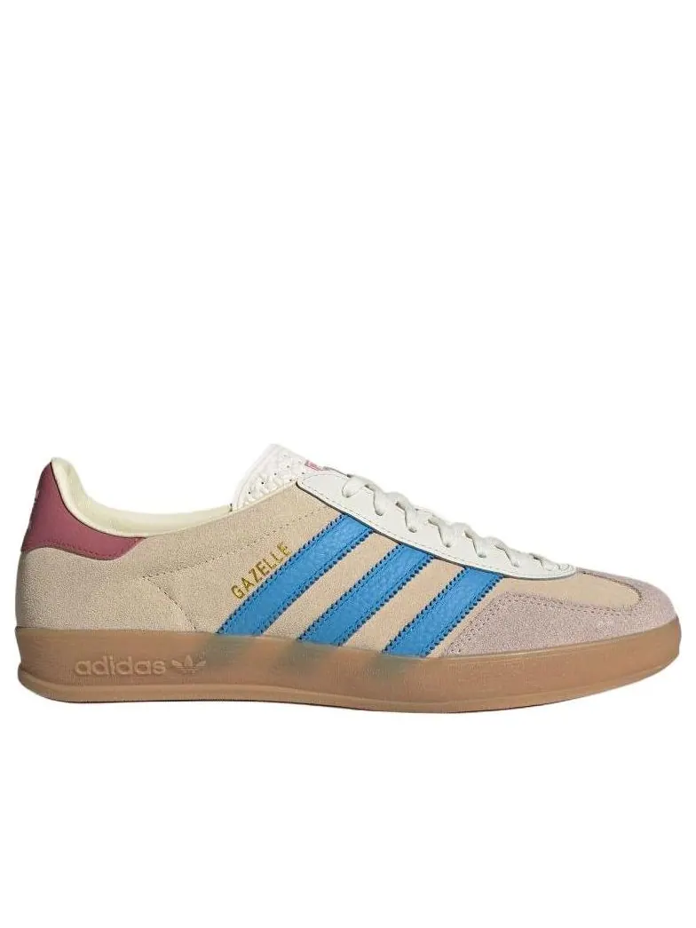Кроссовки adidas Gazelle Indoor 'Sand Strata Pulse Blue' — изображение 2 из 4, бежевый