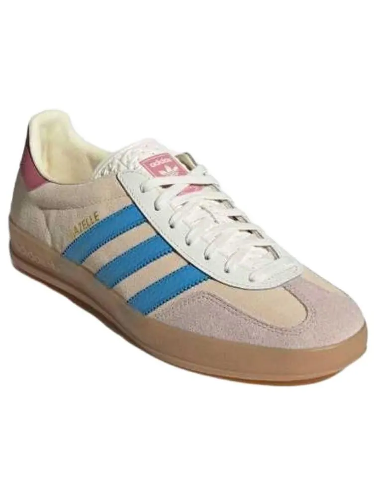 Кроссовки adidas Gazelle Indoor 'Sand Strata Pulse Blue' — изображение 4 из 4, бежевый