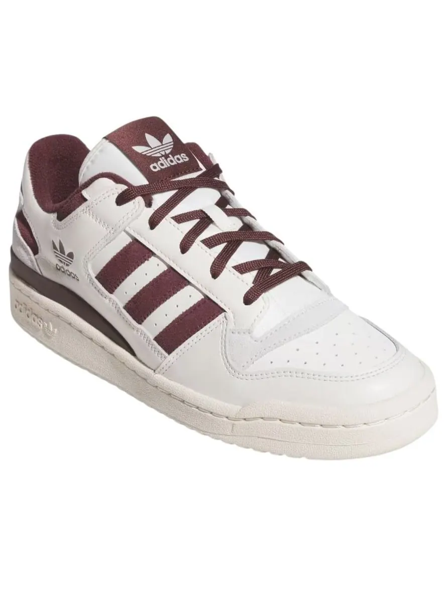 Adidas Forum Low CL 'Cloud White Aurora Ruby' — изображение 4 из 5, белый//белый