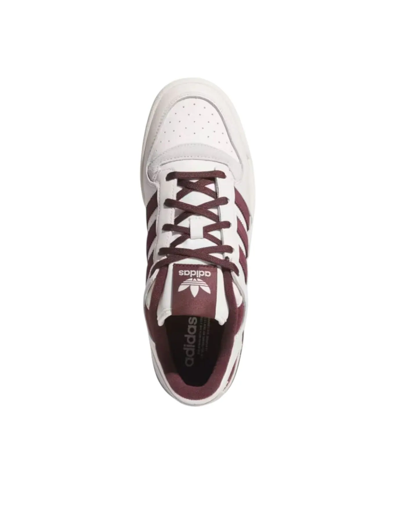 Кроссовки adidas Forum Low CL 'Cloud White Aurora Ruby' — изображение 2 из 5, белый