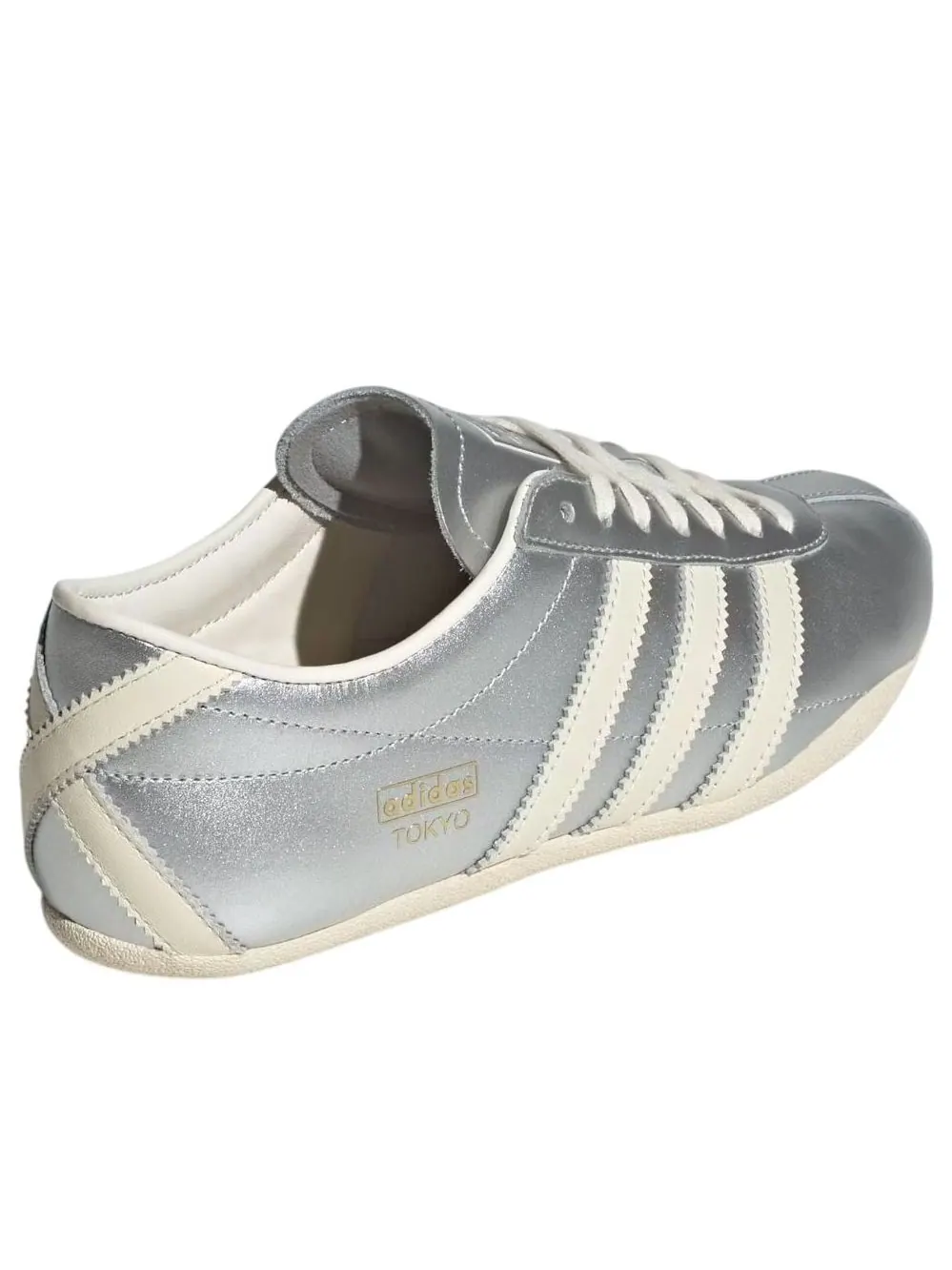 Кроссовки (WMNS) adidas Tokyo 'Silver Metallic Cream White' — изображение 3 из 5, серебряный