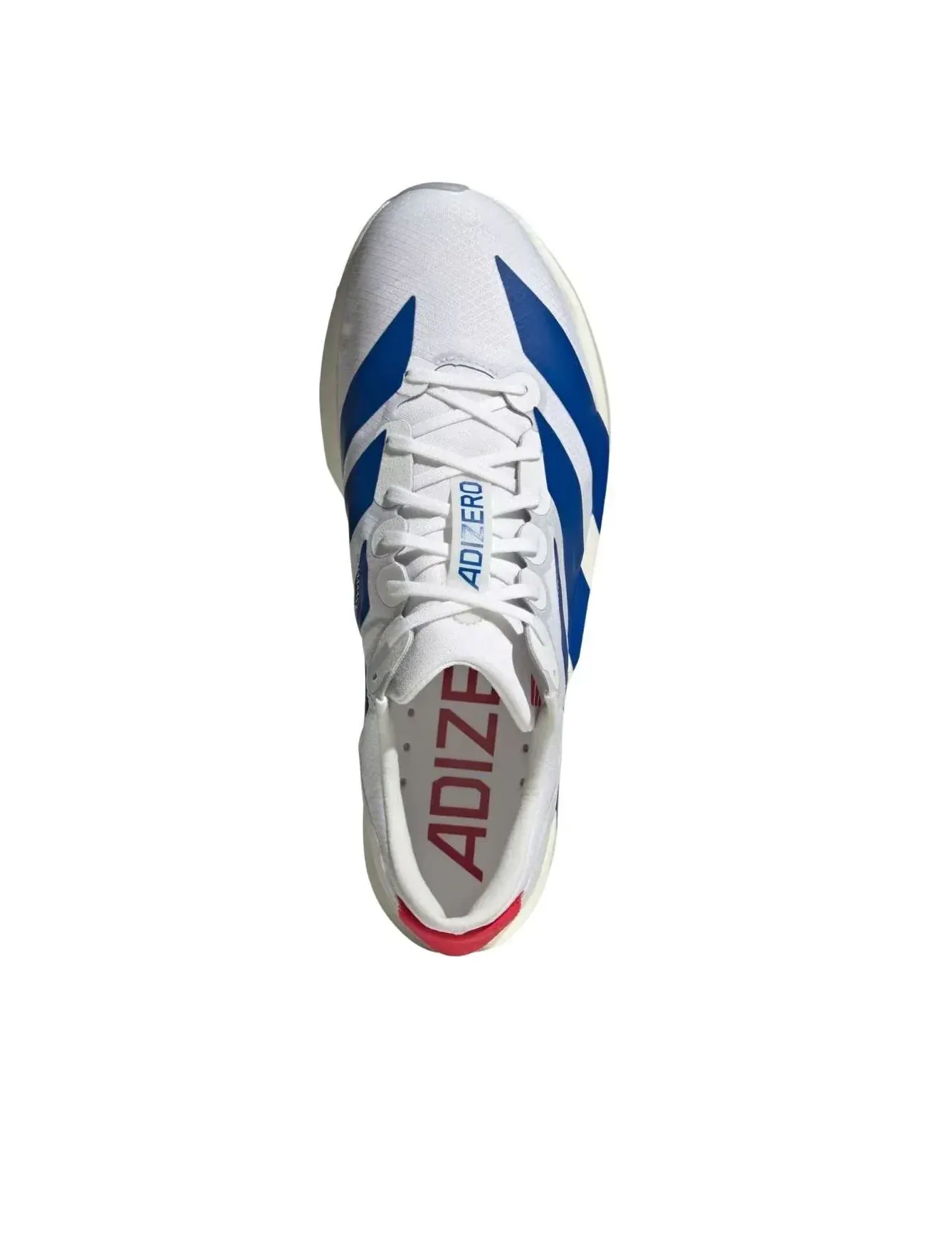 Кроссовки Adidas Adizero Adios 9 'Cloud White Royal Blue' — изображение 2 из 5, белый