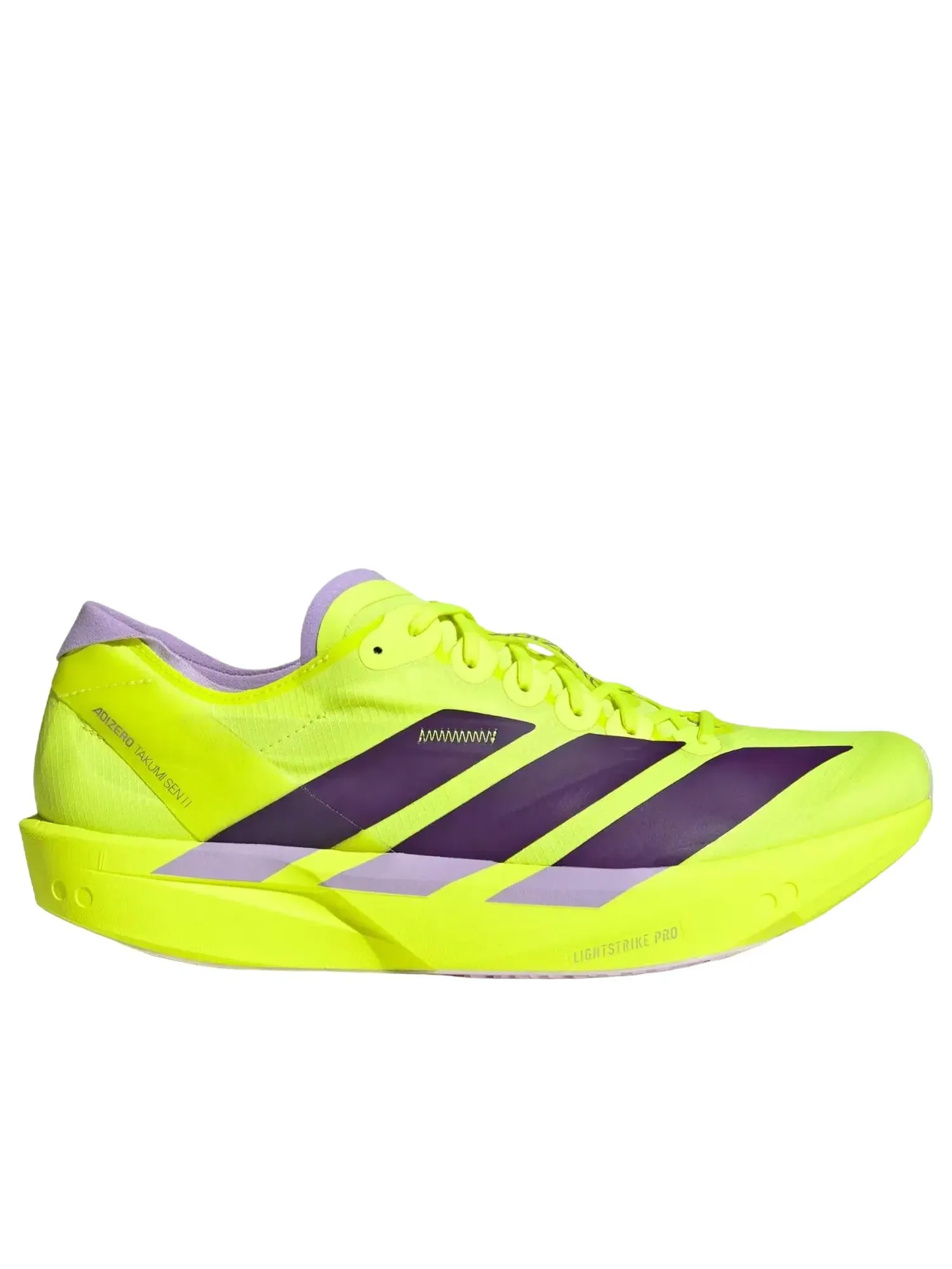 Мужские кроссовки для бега с принтом Adizero Takumi Sen 11 Adidas — изображение 2 из 5, желтый