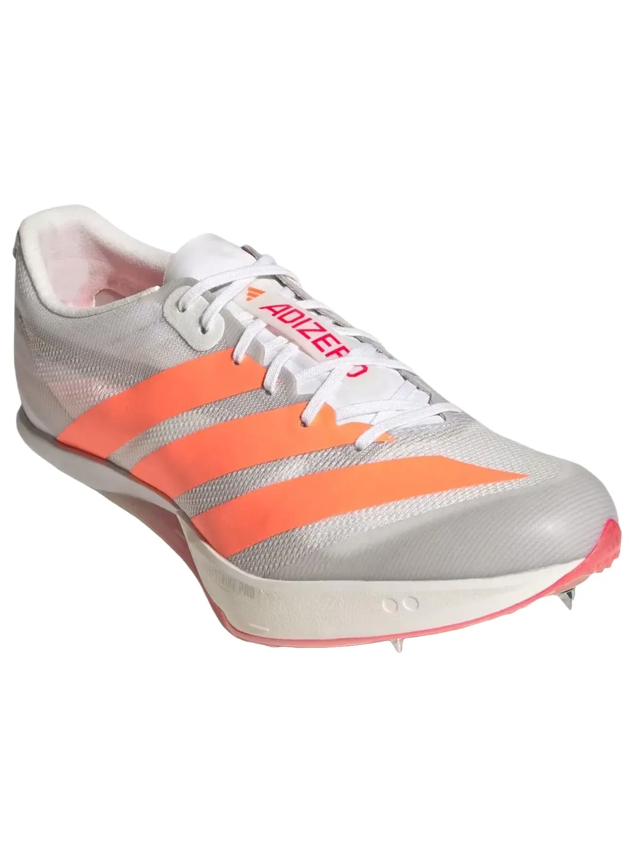 Кроссовки Adidas Adizero Prime SP 4 'Cloud White Lucid Orange Lucid Red' JQ0795 — изображение 3 из 6, белый
