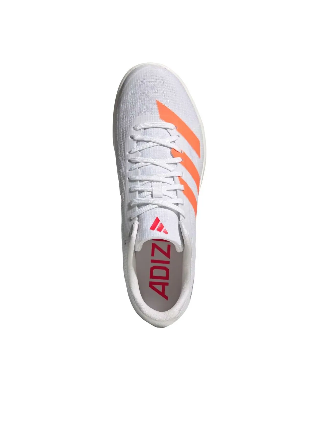 Кроссовки Adidas Adizero Long Jump 'White Lucid Orange' — изображение 2 из 5, белый/оранжевый/красный