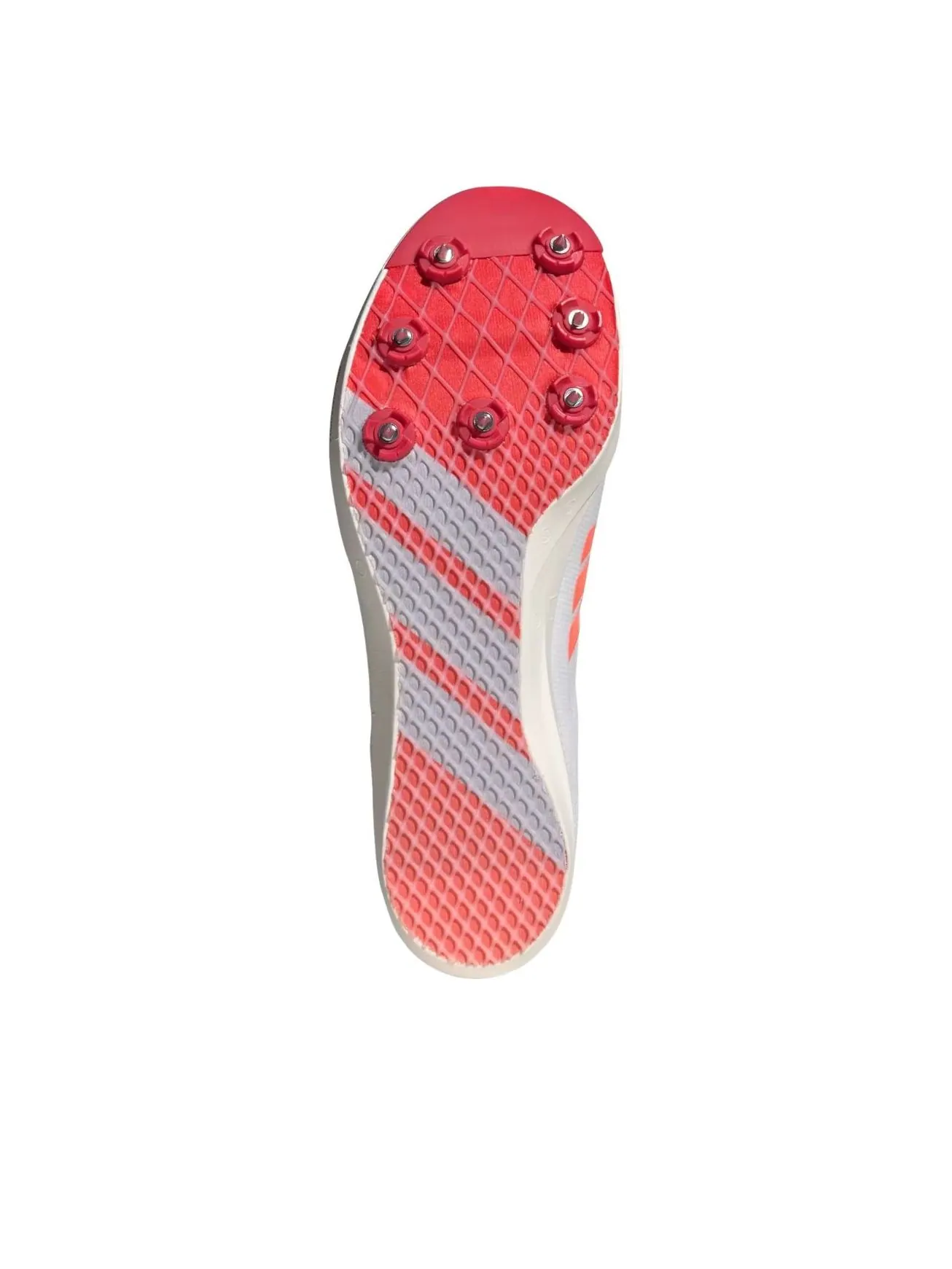 Кроссовки Adidas Adizero Long Jump 'White Lucid Orange' — изображение 3 из 5, белый/оранжевый/красный