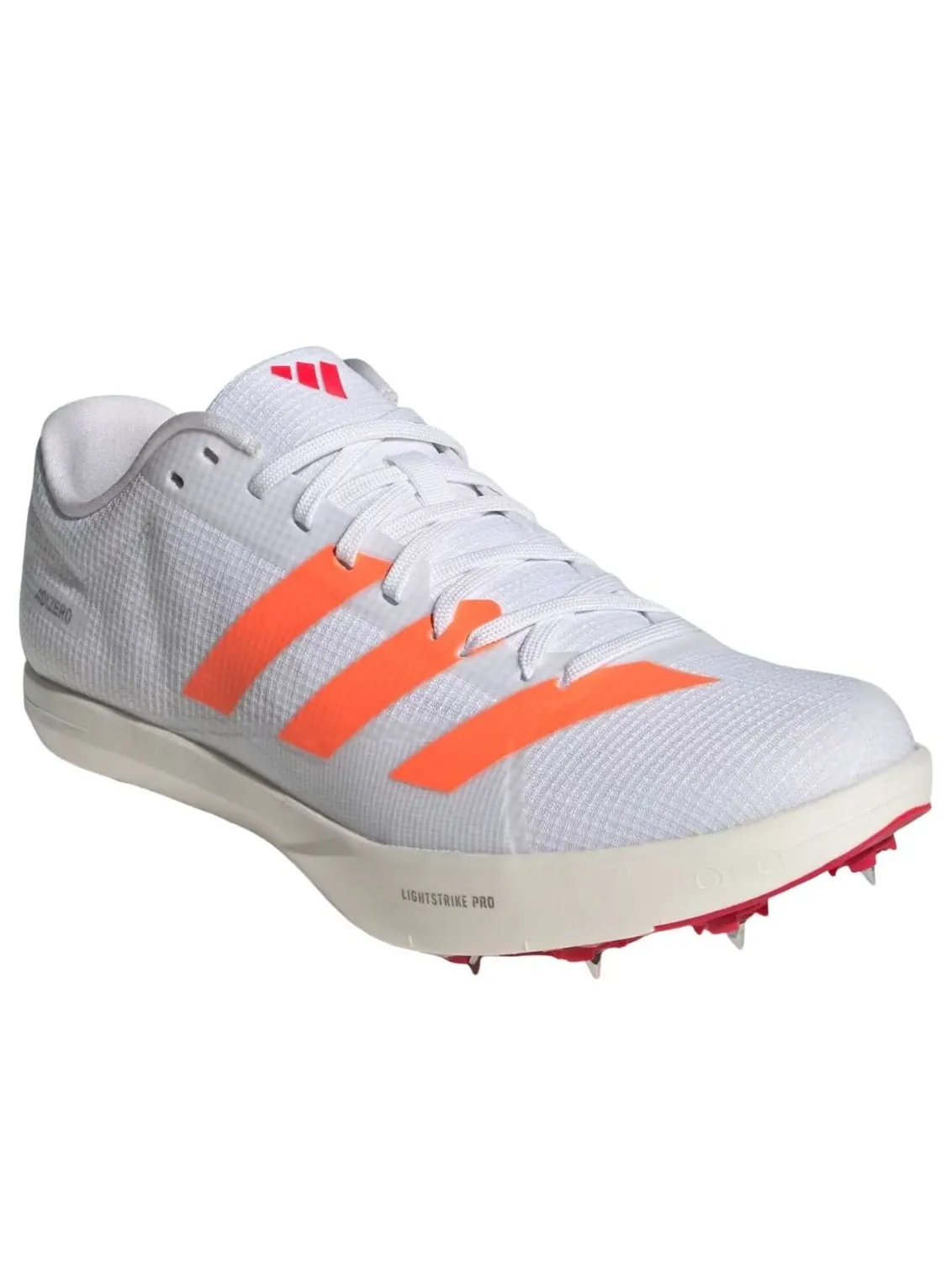 Кроссовки Adidas Adizero Long Jump 'White Lucid Orange' — изображение 4 из 5, белый/оранжевый/красный