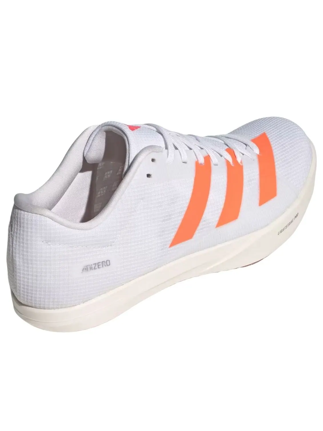 Кроссовки Adidas Adizero Long Jump 'White Lucid Orange' — изображение 5 из 5, белый/оранжевый/красный
